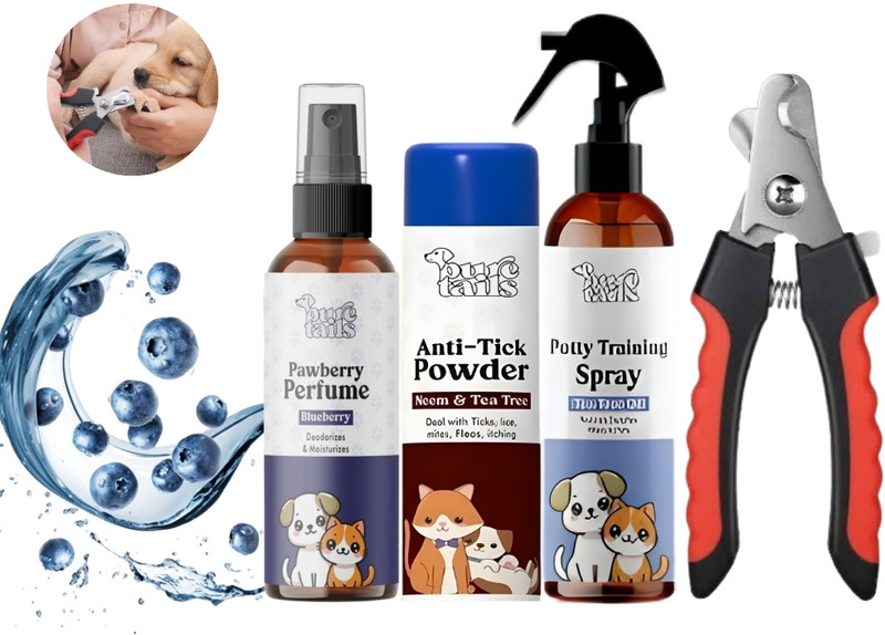Pure Tails PT-PAWBERRY-GROOM4 Pet Spa Kit