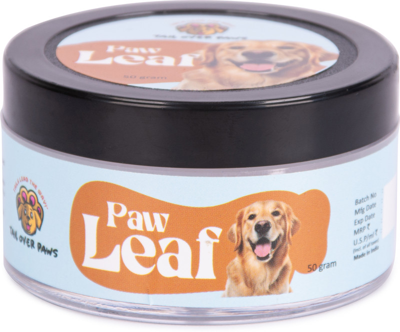 Tail Over Paws Paw Leaf Pet Paw Balm 50g | Soothing Paw Moisturizer with Shea Butter Deodorizer(50 g, Pack of 1)