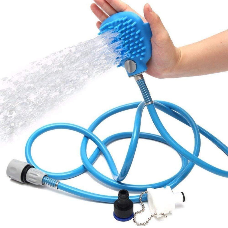 hsbtreads 3 in 1 Multi-Functional Handheld Pet Bathing Tool Pet Spa Kit