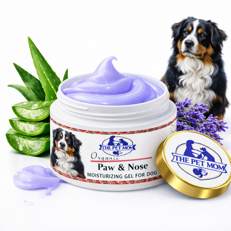 THE PET MOM Paw & Nose Moisturizing Gel for Dog & Puppy | Dry, Cracked Skin Care | Paw Cream Pet Conditioner(50 ml)