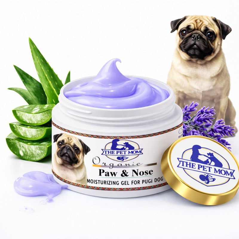 THE PET MOM Paw & Nose Moisturizing Gel for Pomeranian Dog | Dry, Cracked Skin | Paw Cream Pet Spa Kit