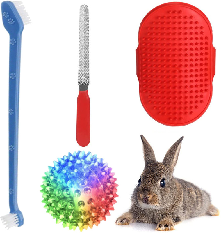 PETZLUV YOUHAVEDEAL Dog Grooming Bathing Glove for Dog, Pet Toothbrush, Led Spike Ball Grooming Gloves for Dog(Multicolor, Medium)
