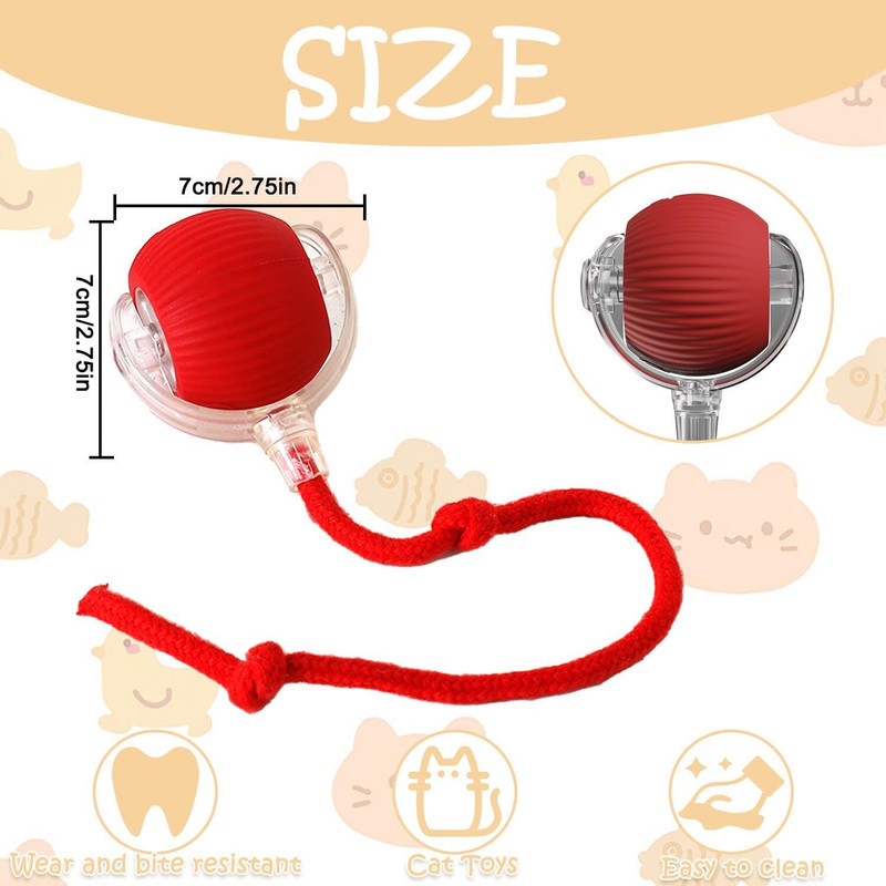 ARSENTERPRISE INTERACTIVE CAT AND DOG BALL ARS_4 Silicone Ball For Dog & Cat