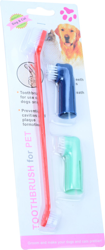 Tails on Trails Cleaning Dental Toothbrush Set| Finger Toothbrush Suitable for Dogs, Cats Pet Toothbrush(Dogs, Cats)