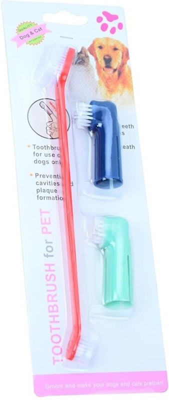 tanuja Cleaning Dental Toothbrush Set | Cats and Dogs Pet Toothbrush(Dog and Cat)
