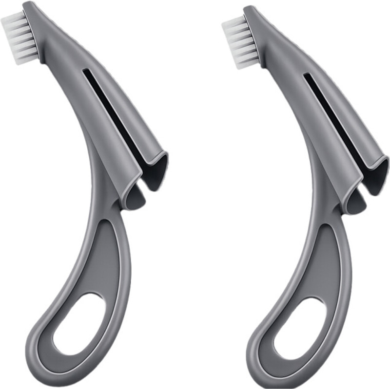 DC Pet Products Curved Handle Dog & Cat Toothbrush Set of 2, Soft Bristles (Colors May Vary) Pet Toothbrush(Dogs, Cats, Other)