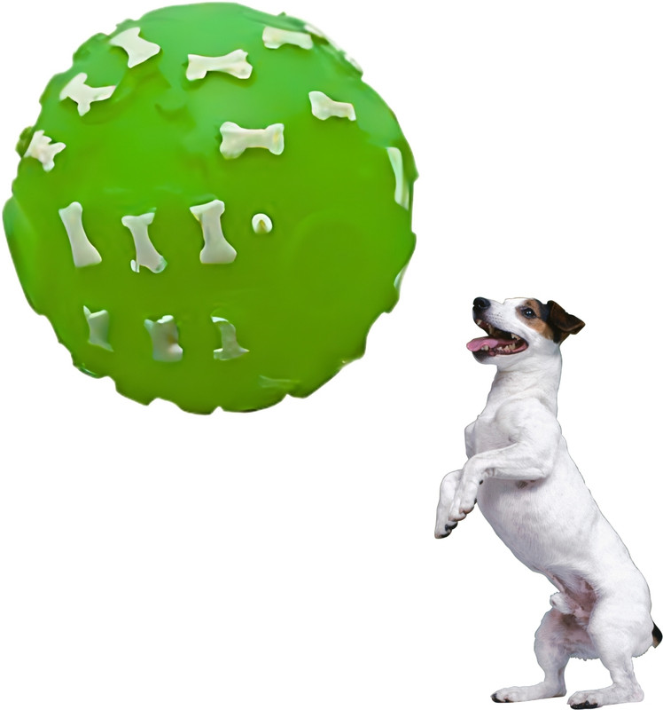 DreamAuro Long Corn Squeaky Chew Toy for Dogs & Cats | Durable, Fun & Engaging Playtime Rubber Chew Toy, Rubber Toy, Squeaky Toy, Training Aid For Dog & Cat