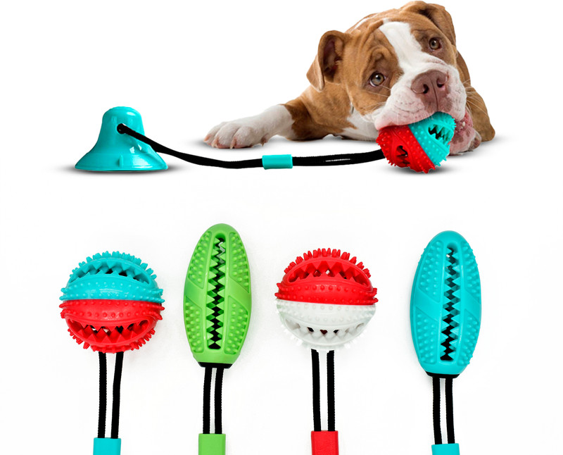 zobbinz Rubber Chew Toy, Ball, Treat Dispensing Toy, Tug Toy, Training Aid, Rubber Toy For Dog