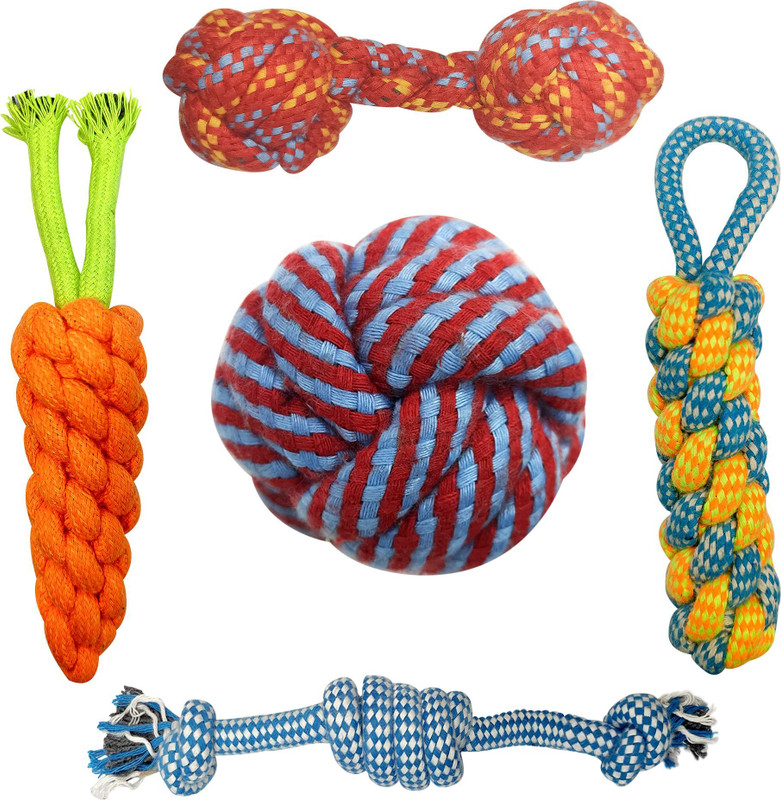 PET WORLD Dog Chew Toys + Puppy Teething Toys + Rope Toys| For Small to Medium Dog Toys| Polyester Chew Toy For Dog