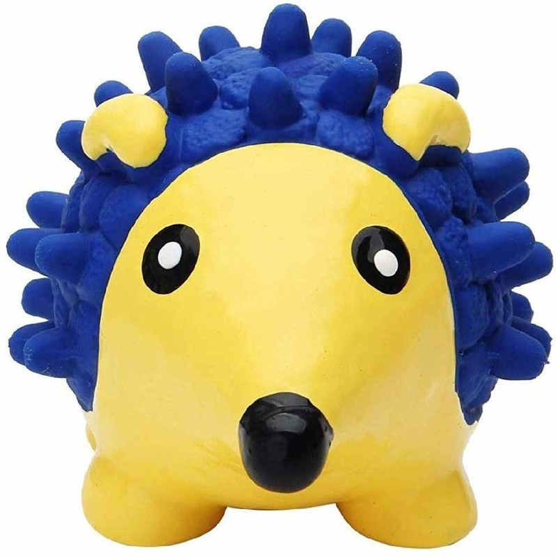 Picckola International Non-Toxic Soft Latex Interactive Training and Play Squeaky Hedgehog(Medium) Rubber Chew Toy, Fetch Toy, Squeaky Toy, Rubber Toy, Training Aid, Plush Toy, Soft Toy For Dog