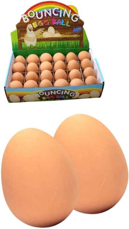 Pet Needs Interactive Fetch Soft Rubber Durable Natural Fake Bouncy Egg for Small Dog Pet Rubber Fetch Toy For Dog