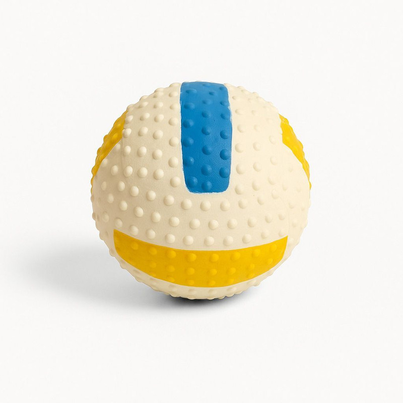 Petfun PAW_valleyball_01 Rubber Ball, Squeaky Toy, Chew Toy For Dog & Cat