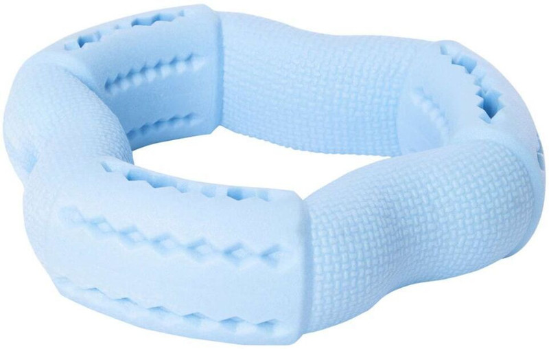 Petfun Intractive 3 Way Ring Teether Rubber Tug Toy, Chew Toy, Treat Dispensing Toy For Dog & Cat