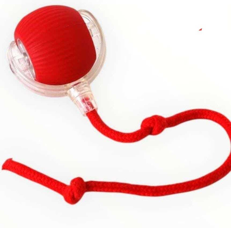MeowMitra Jingle Rolling Ball Silicone Rubber Toy For Cat
