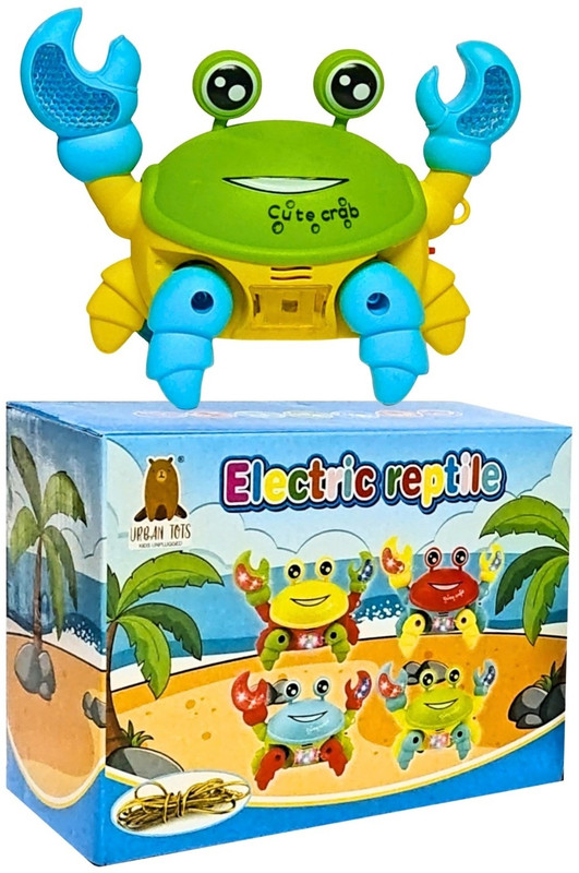VINAYAGA TOYS Crawling Crab Toy For Kids Plastic Tough Toy For Crab