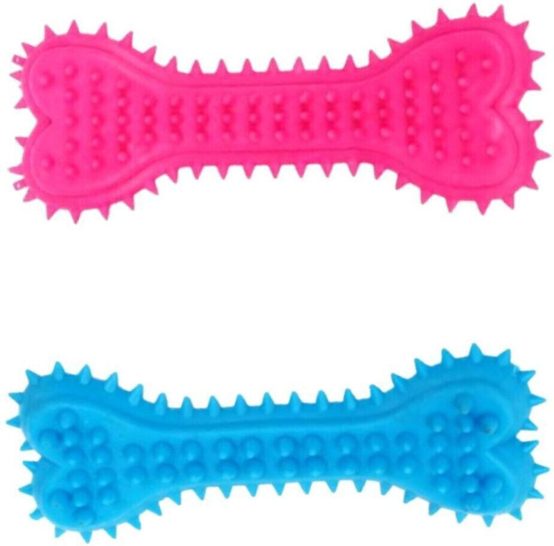 Petfun Rubber Bone for Dogs & Cats (Pack of 2) Rubber Bone For Dog & Cat