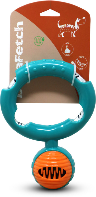Plushmate Dura Fetch Puller Treat Dispenser for Small Dog Toy Rubber Fetch Toy For Dog
