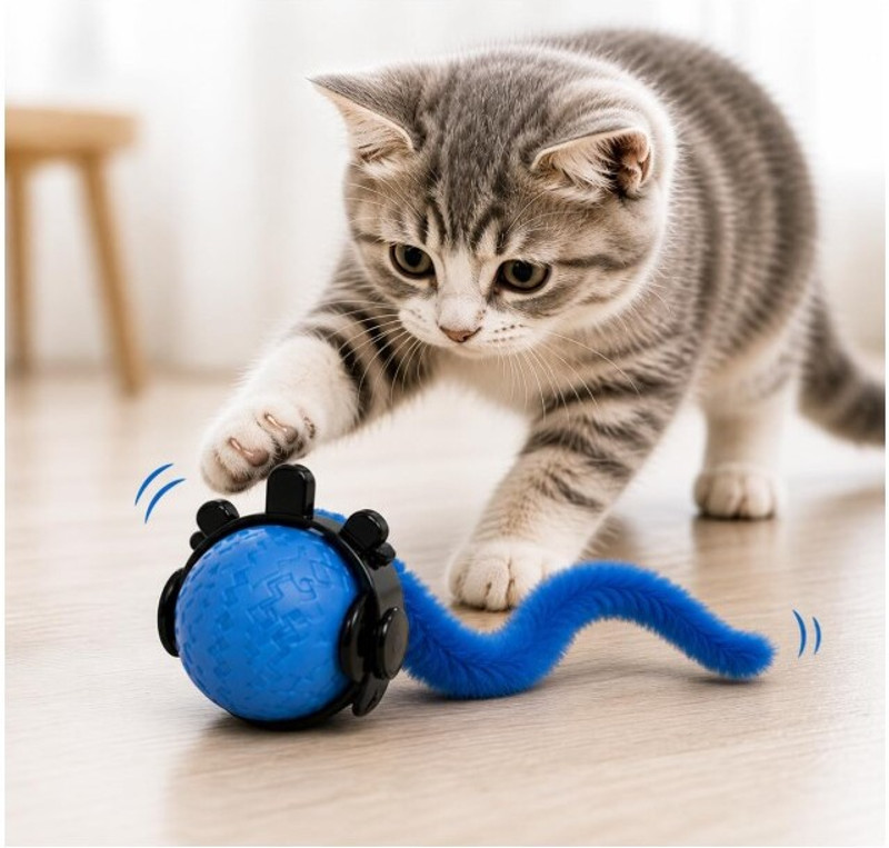 NRKTOO Rubber Ball For Cat