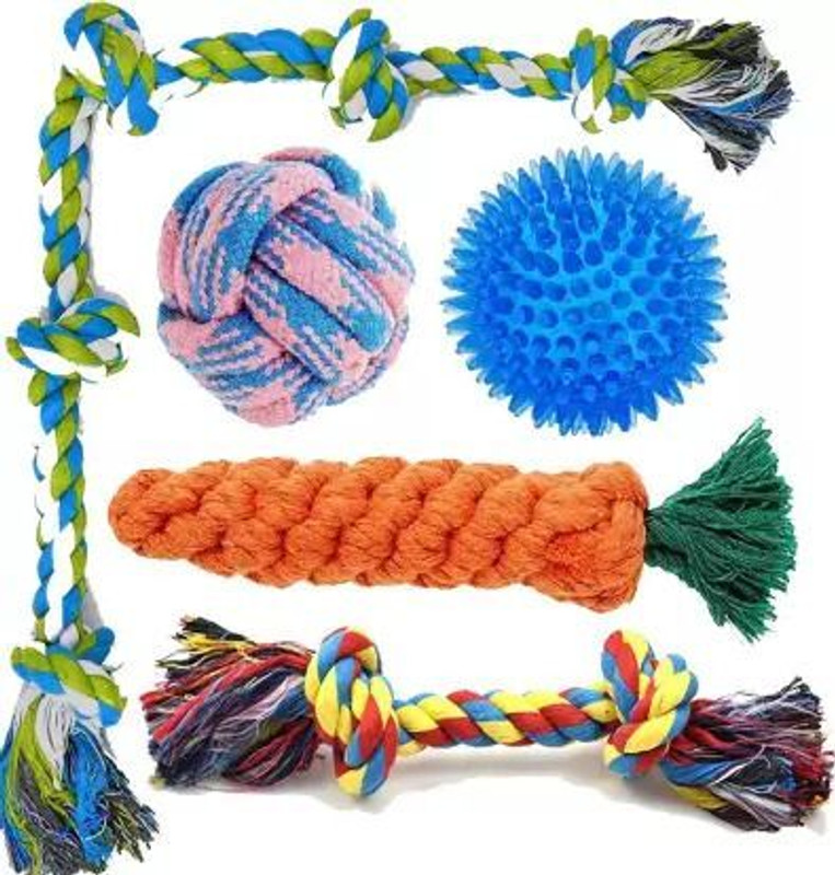 Smart Traders dog rope toy Cotton Soft Toy, Rubber Toy, Training Aid For Dog & Cat