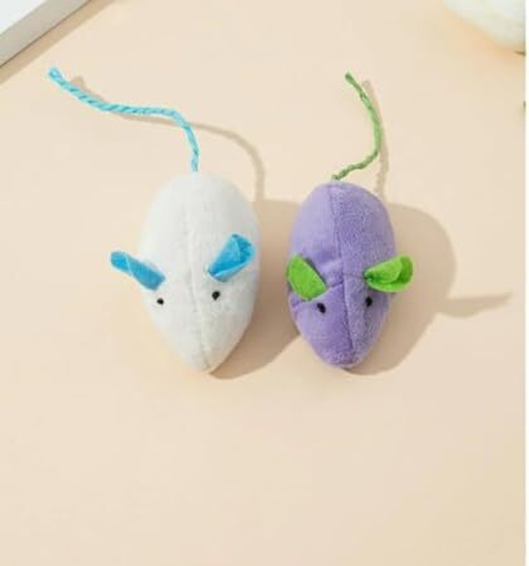 Pet Guard Plush Mouse Cats Rattling Mice Amusement Toys Cotton Soft Toy For Cat