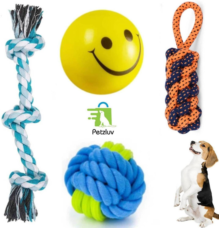 Ghalibb Cotton Ball, Chew Toy, Tug Toy, Training Aid For Dog & Cat