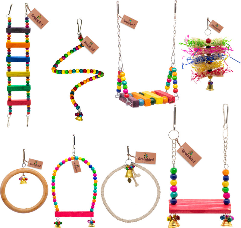 GREENBIRDS Wooden Chew Toy For Bird