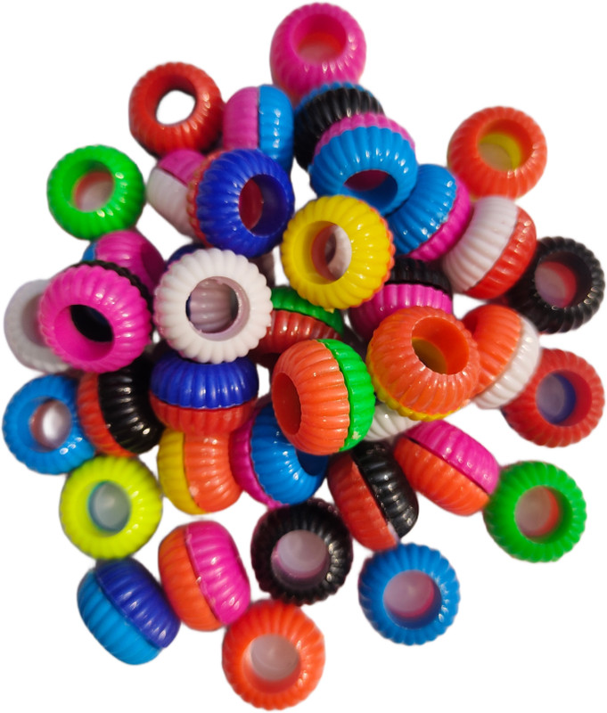 Harinder Double multicolor pigeon foot ring 40 pcs Plastic Perch For Bird
