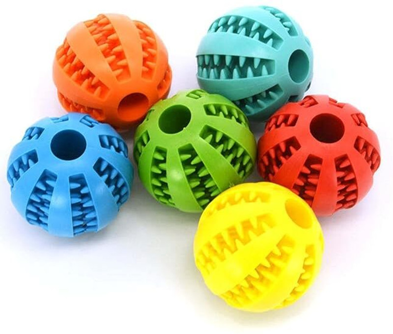 EnerJoy Treat Dispenser, Food Dispenser Ball, Dog Silicone Rubber Toy For Dog & Cat