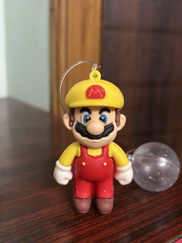 HNS CUTE MINI MARIO Aquarium floater Silicone Rubber Toy For Fish