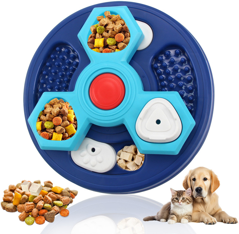 Zeitel Dog Enrichment Toys for Large Medium and Small Smart Dogs for Mental Stimulation Plastic Treat Dispensing Toy For Dog