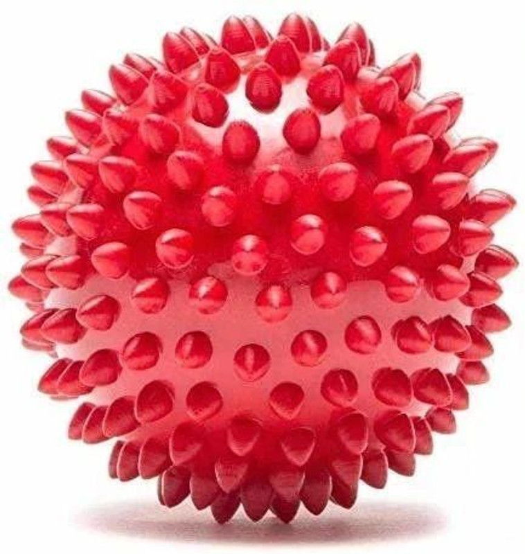 Paaltu Natural Rubber Spiked Ball Rubber Ball For Dog