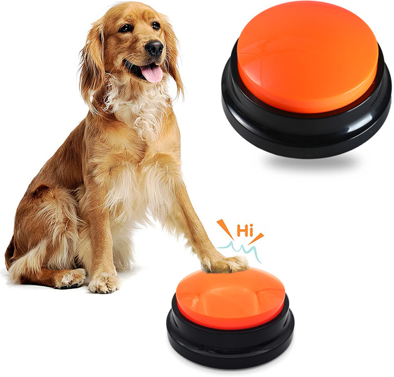 Qpets Dog Buttons for Communication Pet Training Buzzer Plastic Training Aid For Dog & Cat