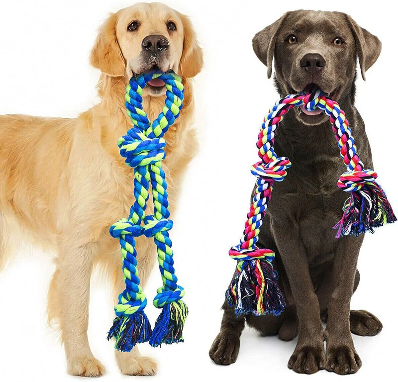 Pet Guard Heavy Duty Dog Rope Toy for Large Breed, Indestructible Dog Chew Toys Cotton Fetch Toy, Chew Toy For Dog