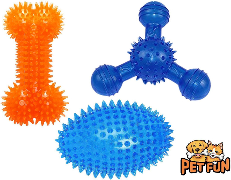 Petfun LED TOYS FOR DOG AND CAT Nylon, Silicone Bone, Rubber Toy, Training Aid For Dog & Cat