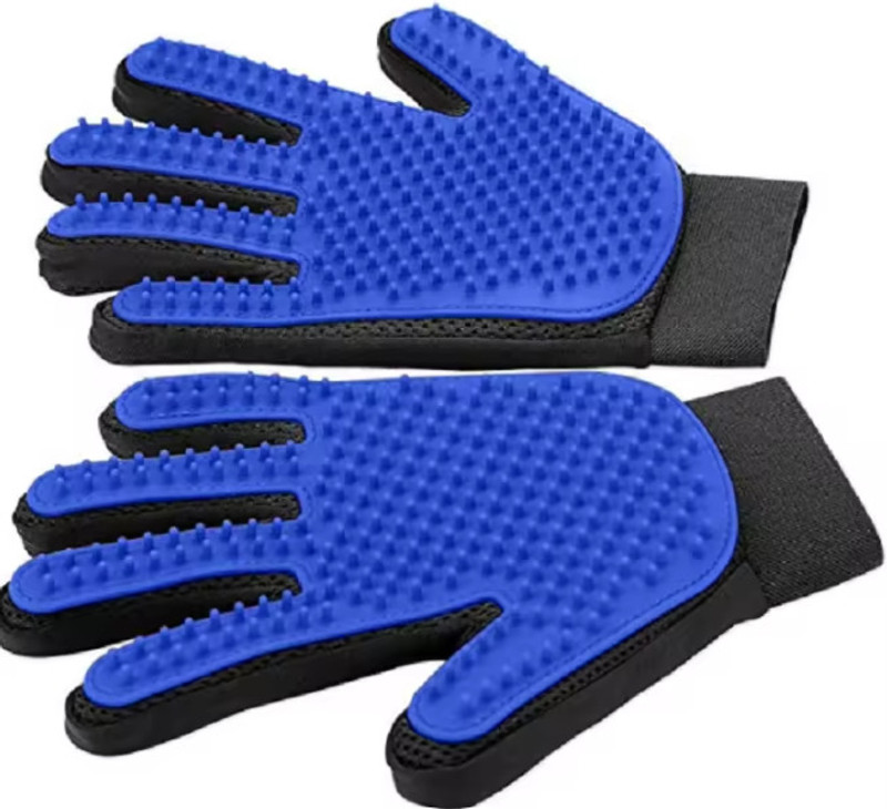 Petfun PetShedOff Glove Grooming Gloves for Dog & Cat(Multicolor, Fits All)