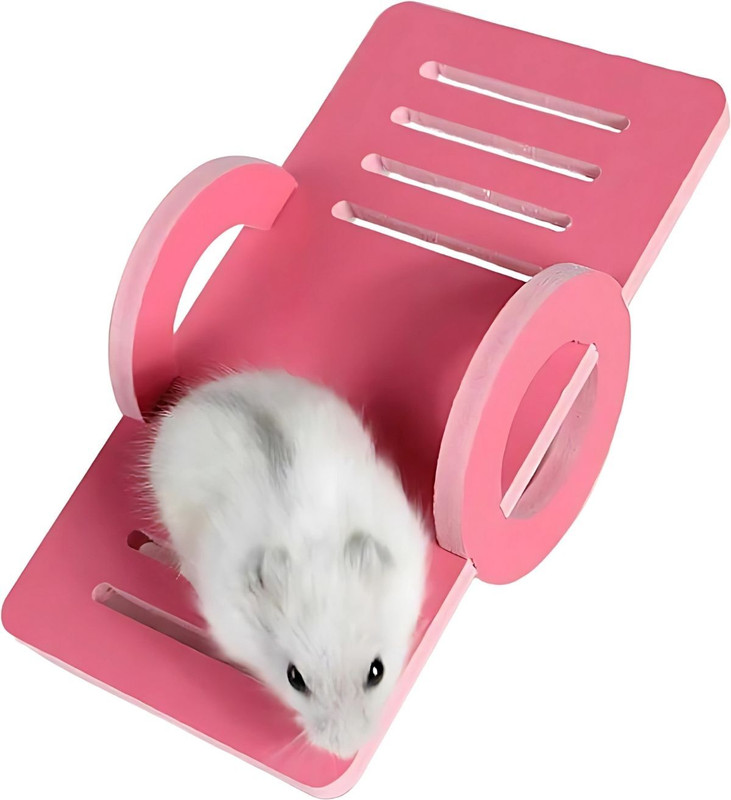 Sage Square Fiber Training Aid, Rubber Toy For Hamster