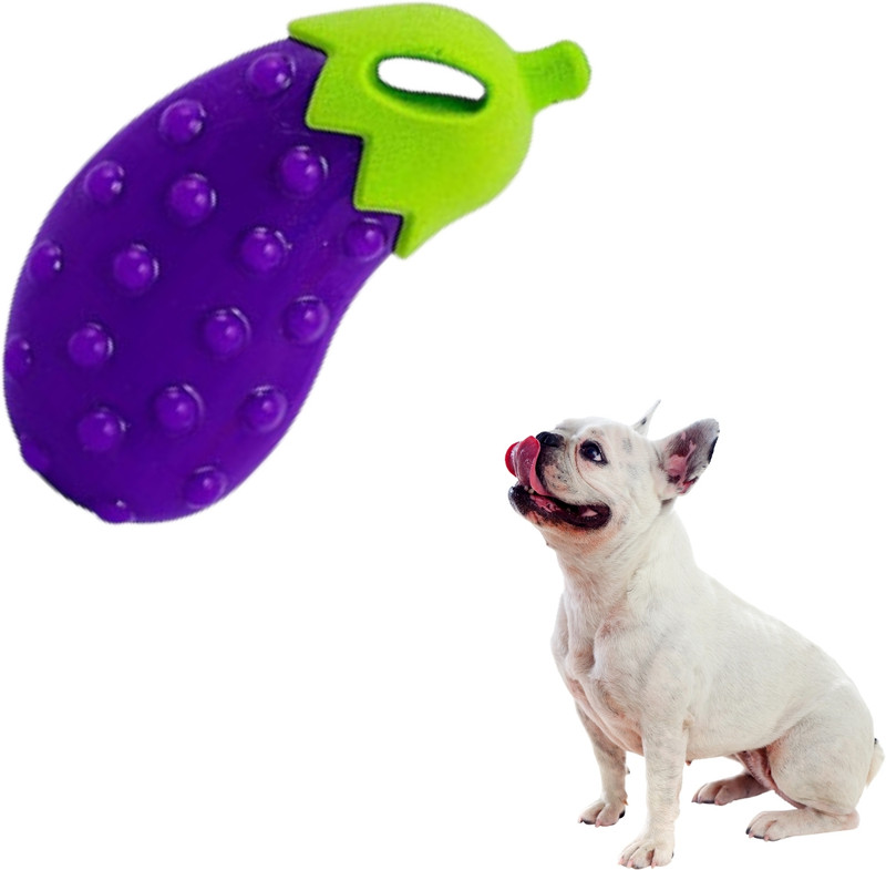 DreamAuro Long Corn Squeaky Chew Toy for Dogs & Cats | Durable, Fun & Engaging Playtime Rubber Chew Toy, Rubber Toy, Squeaky Toy, Training Aid For Dog & Cat
