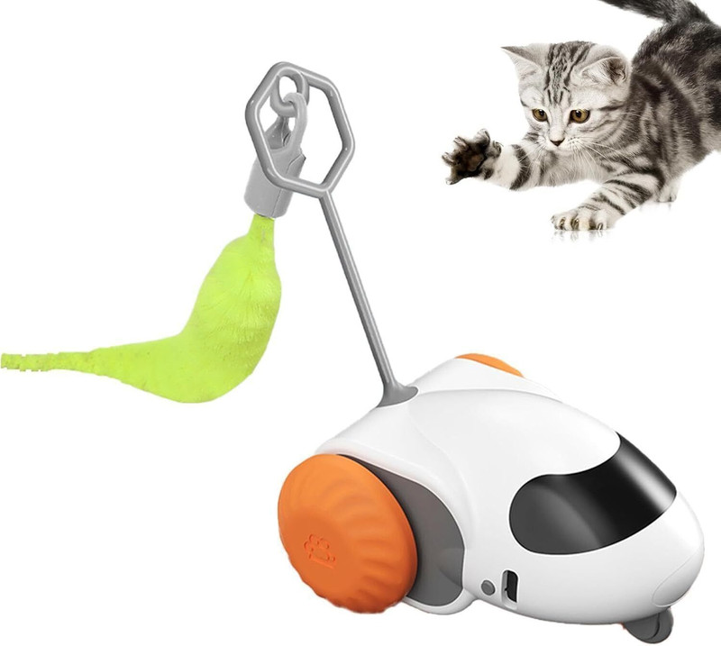Greentech Plastic Tug Toy For Cat