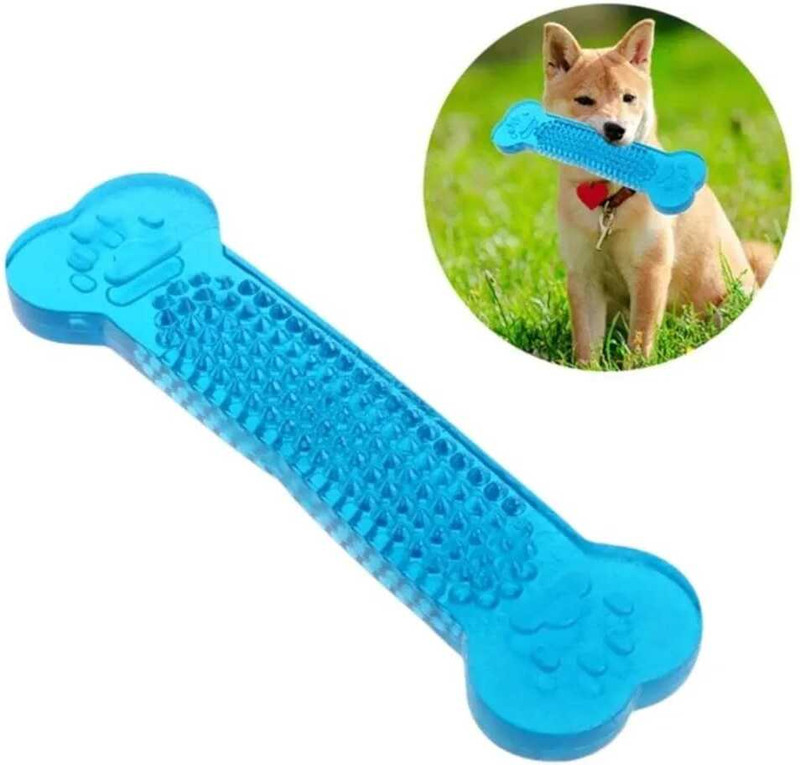 Super Pet Soft Rubber Gel Squeaky Spiky Chew Toy. Rubber Bone, Chew Toy, Rubber Toy, Soft Toy, Treat Dispensing Toy For Dog
