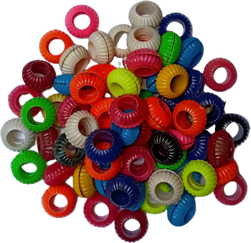 Neha Pigeon Multicolour Plastic Sound Leg Ring Of 20 Pcs Bird Shoulder Guard(M)