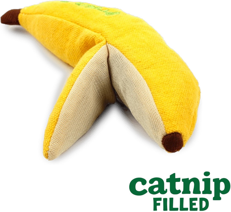 talkingdogclub Go Bananas Catnip Toy For Cats Cotton Plush Toy For Cat