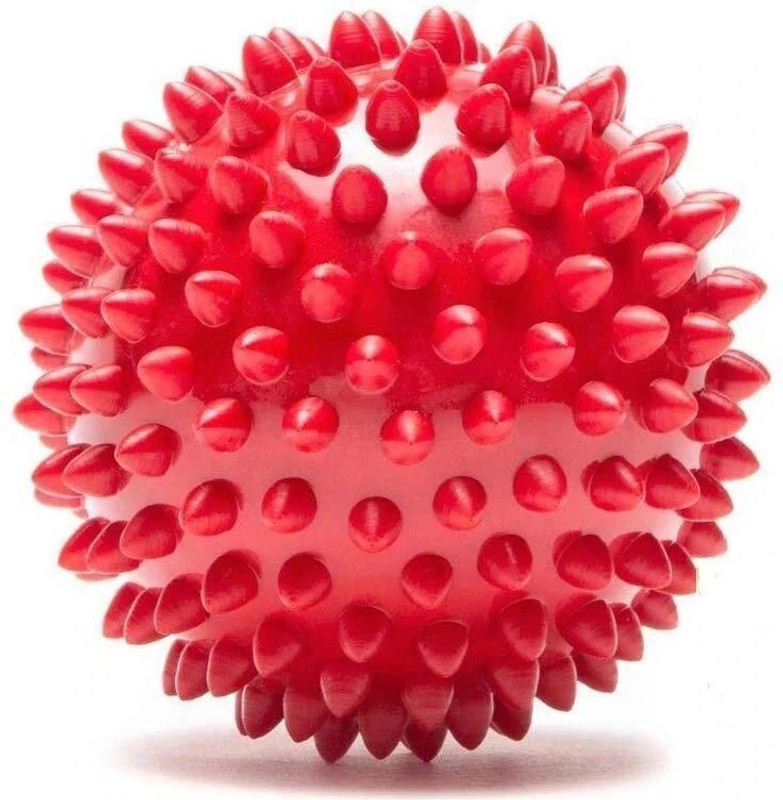 Glowzza Rubber Stud Spike Hard Ball Rubber Ball For Dog & Cat
