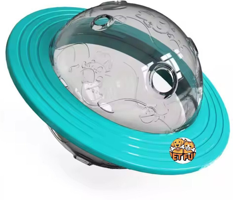 Petfun Dog Planet Interactive Toy Puzzle IQ Treat Ball, Food Dispensing Plastic Training Aid, Ball, Treat Dispensing Toy For Dog & Cat
