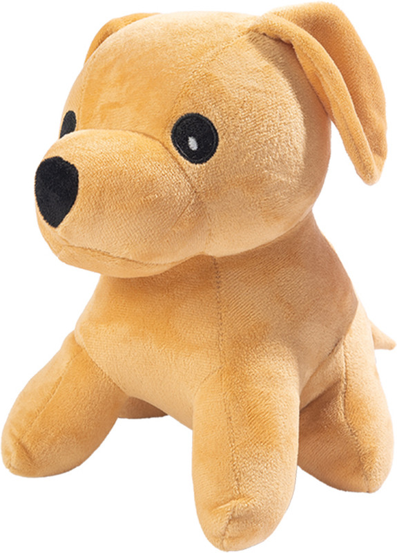 KIBBO Soft Stuffed Dog Toy Brown 28 CM | Premium, Non Toxic & Durable Polyester Plush Toy For Dog & Cat