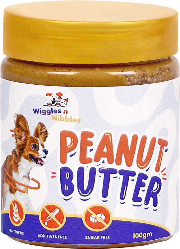 wiggles n nibbles Peanut Butter Peanut Butter Dog Treat(100 g)