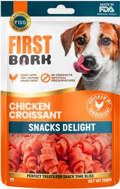first bark FIRST BARK SOFT CHICKEN CUBES , TREATS FOR DOGS/PUPPIES Chicken Dog Treat(70 g, Pack of 3)