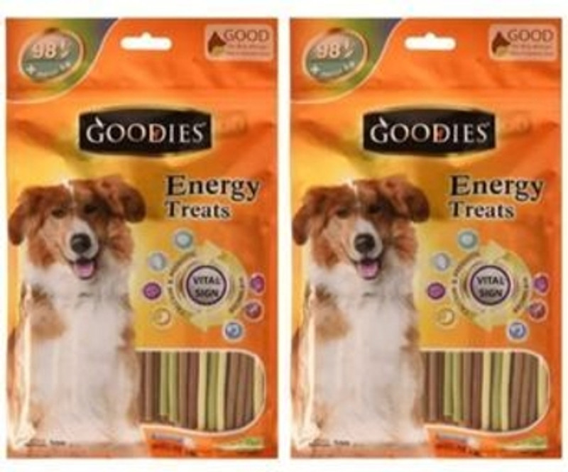 goodies Goodies Energy Treats Sticks Mix Chicken, Milk, Lamb & Veg Dog Treat Chicken, Milk, Lamb, Vegetable Dog Treat(500 g, Pack of 2)