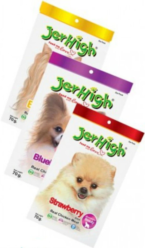 jerhigh Fruity Stick Combo Fruit, Chicken Dog Treat(70 g)