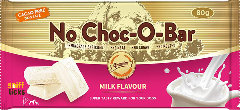 Gnawlers Gnawlers No Choco-O-Bar Dog Treats Milk Flavour, (Pack of 3) Sniff N Licks Milk Dog Treat(0.24 kg, Pack of 3)