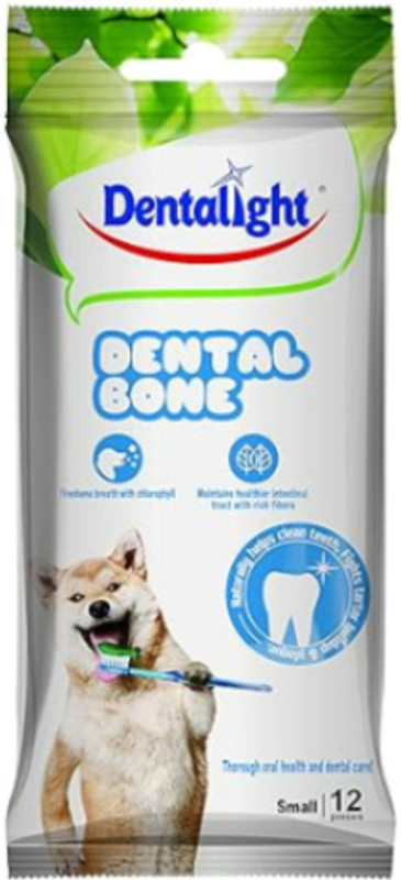 Gnawlers DENTALIGHT DENTAL BONE 90g FOR DOGS/PUPPIES (PACK OF 5) Chicken Dog Treat(450 kg, Pack of 5)